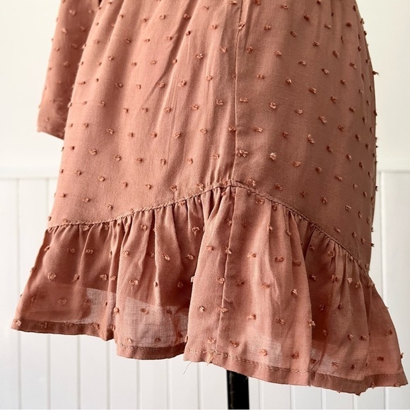 Cotton Candy LA Boho Cutout Tie Front Romper Size S - Picture 8 of 14